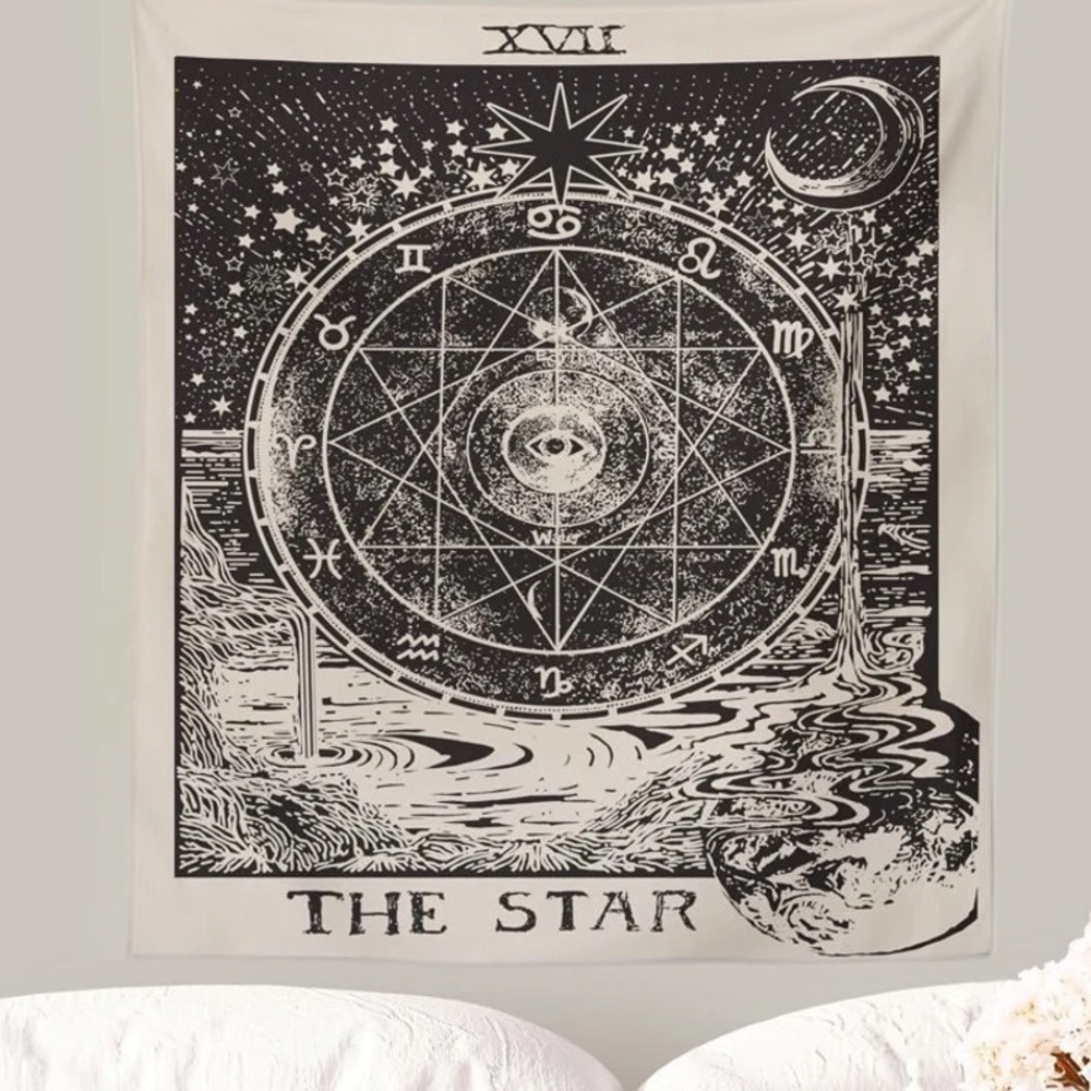 The Star Tarot Card Tapestry | Urban Outfitters